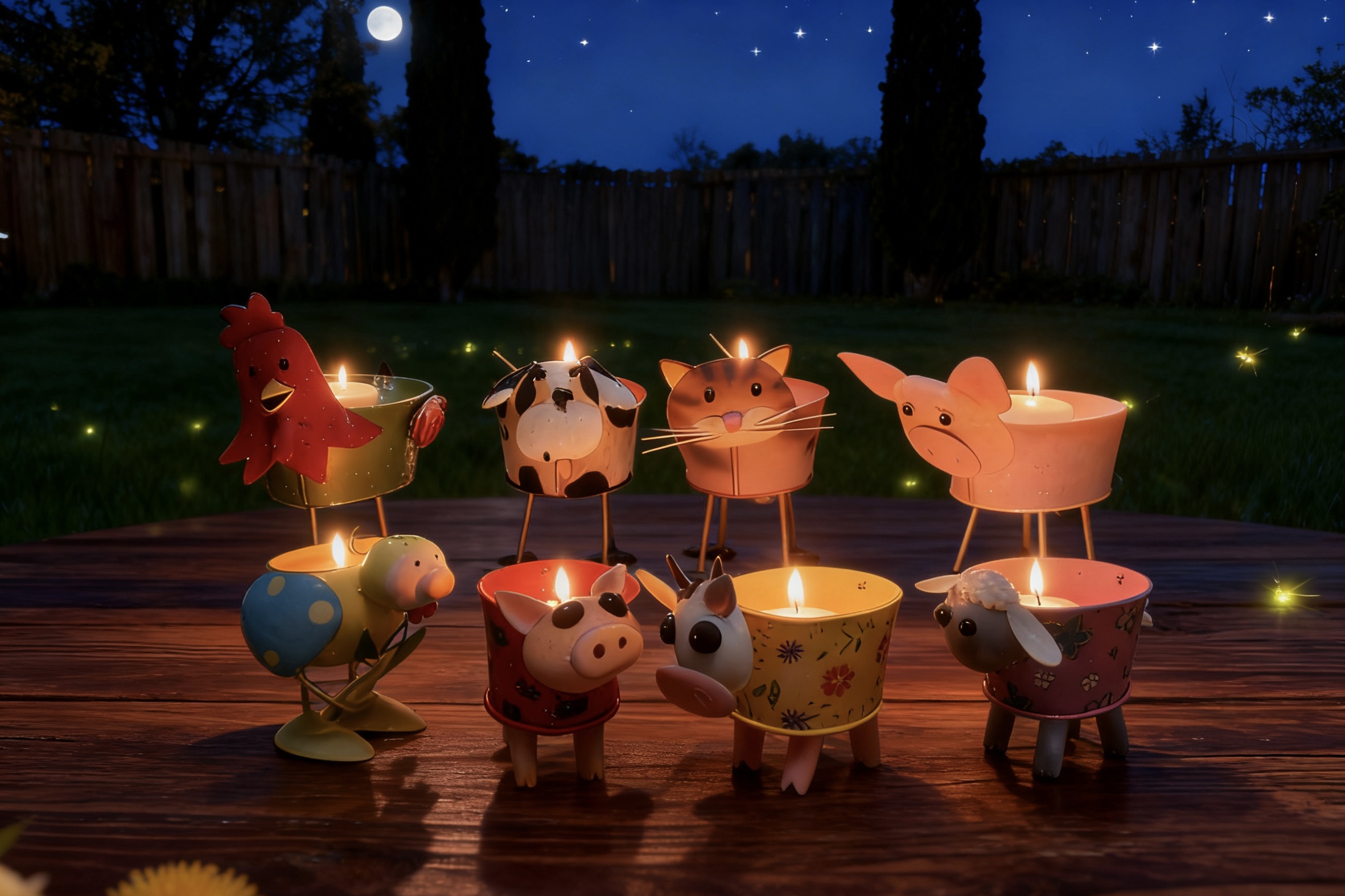 Metal Animal Figure Candle (1)